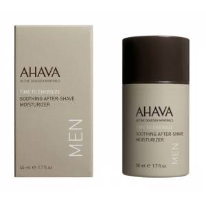 Ahava Time To Energize: Успокаивающий увлажняющий крем после бритья для мужчин, 50 мл