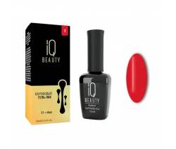 IQ Beauty: Гель-лак для ногтей каучуковый #140 Hearts (Rubber gel polish), 10 мл