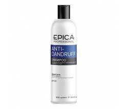 Epica Anti-Dandruff: Шампунь против перхоти с маслом семян конопли и экстрактом репейника, 300 мл