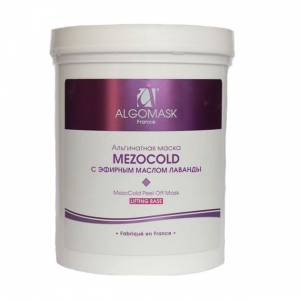 Algomask: Альгинатная маска MezoCold до и после агрессивных процедур для лица и тела (lifting base), 200 гр