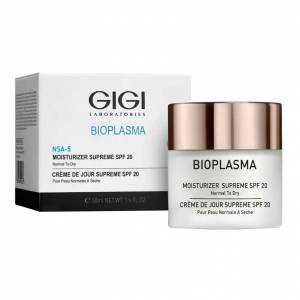 GiGi Bioplasma: Крем увлажняющий для нормальной и сухой кожи с SPF 20 (Moist Supreme SPF 20), 50 мл