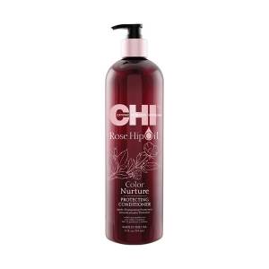 CHI Rose Hip Oil Color Nurture: Кондиционер для волос с маслом шиповника (Protecting Conditioner), 739 мл