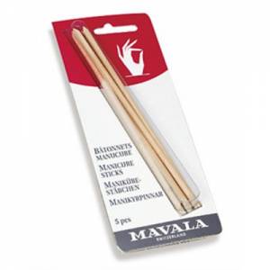 Mavala: Палочки для маникюра деревянные на блистере (Manicure Sticks), 5 шт