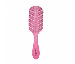 Solomeya: Массажная био-расческа для волос мини Розовая (Scalp Massage Bio Hair Brush Mini Pink), 1 шт