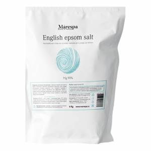 Marespa: Английская соль для ванн (English epsom salt), 4000 гр