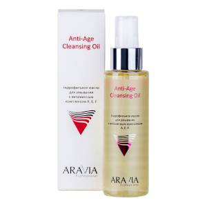 Aravia Professional: Гидрофильное масло для умывания с витаминным комплексом А,Е,F (Anti-Age Cleansing Oil), 110 мл