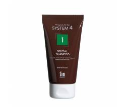 Sim Sensitive System 4: Терапевтический шампунь № 1 для нормальных и жирных волос (Система 4), 75 мл