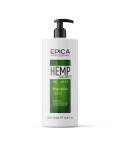 Epica  Hemp therapy Organic: Шампунь для роста волос с маслом семян конопли, AH и BH кислотами, 1000 мл
