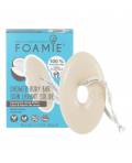 Foamie: Очищающее средство для тела без мыла с маслами кокоса и какао (Shake Your Coconuts), 80 гр