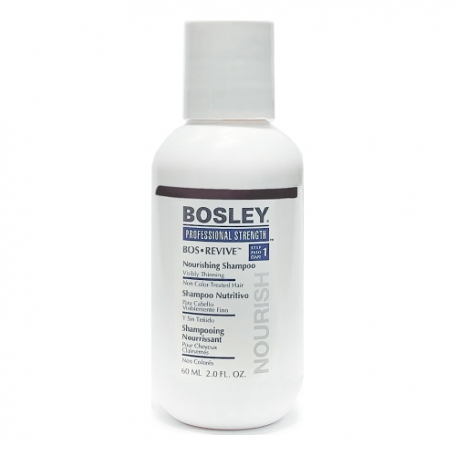 Bosley Pro Bos Revive: Шампунь питательный для истонченных неокрашенных волос (Nourishing Shampoo - step1), 60 мл