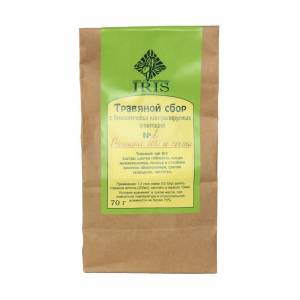 Iris: Травяной чай № 2 "Очищение ЖКТ и печени", 70 гр