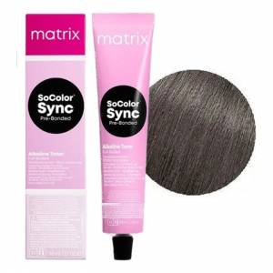 Matrix Color Sync: Краска для волос 7AA средний блондин  глубокий пепельный (7.11), 90 мл