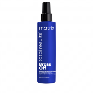 Matrix Total Results Brass Off: Мультифункциональный спрей для холодного блонда 10 в 1 (All-in-One Toning Leave-in Spray), 200 мл