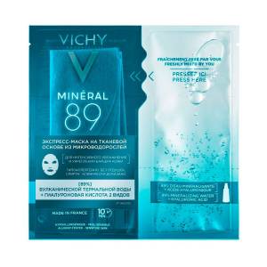 Vichy Mineral 89: Экспресс-маска на тканевой основе Виши Минераль 89, 30 гр