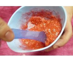 Арома-стиль Algomask: Очищающая маска-желе с земляникой (Strawberry exfoliating jelly)