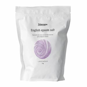 Marespa: Английская соль для ванн c лавандой (English epsom salt Lavande), 2000 гр