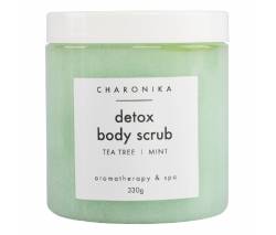 Charonika: Скраб для тела зеленый чай/мята (Detox Body Scrub), 330 гр