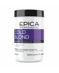 Epica Cold Blond: Маска с фиолетовым пигментом, маслом макадамии и экстрактом ромашки, 1000 мл