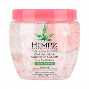 Hempz Помело и гималайская соль: Скраб для тела (Pink Pomelo & Himalayan Sea Salt Herbal Body Salt Scrub), 155 гр