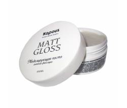Kapous Styling: Моделирующая паста для волос сильной фиксации «Matt Gloss», 100 мл