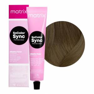 Matrix Color Sync: Краска для волос 5AA светлый шатен глубокий пепельный (5.11), 90 мл