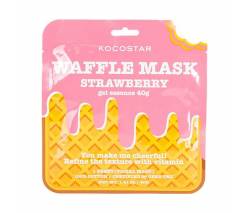 Kocostar: Тонизирующая вафельная маска для лица «Клубничный фреш» (Waffle Mask Strawberry)