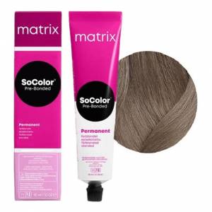 Matrix Soсolor Pre-Bonded: Краситель Темный блондин натуральный пепельный СоКолор 6NA с бондером, 90 мл