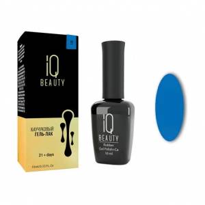 IQ Beauty: Гель-лак для ногтей каучуковый #132 Palace tiles  (Rubber gel polish), 10 мл