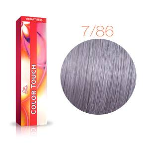 Wella Color Touch: Крем-краска Велла Колор Тач (7/86 блонд жемчужно-фиолетовый), 60 мл