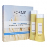 Sim Sensitive Forme Essentials: Подарочный набор для увлажнения волос с маслом семян овса и тонкой парфюмерной композицией