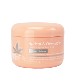 Hempz: Скраб для кожи головы и тела Абрикос и Клементин (Apricot & Clementine Herbal Scalp and Body Scrub), 207 мл