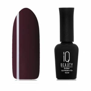 IQ Beauty: Гель-лак для ногтей каучуковый #033 King fig (Rubber gel polish), 10 мл