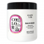 Bouticle Glow Lab Color: Бальзам-маска для окрашенных волос с экстрактом брусники (Color Balm-Mask Double Keratin), 1000 мл