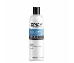 Epica Delicate: Бессульфатный шампунь с гиалуроновой кислотой и витаминами А, С, РР, В5, 300 мл