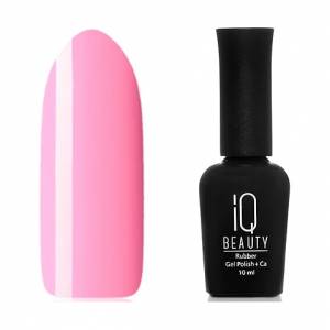 IQ Beauty: Гель-лак для ногтей каучуковый #037 Pink flamingo (Rubber gel polish), 10 мл