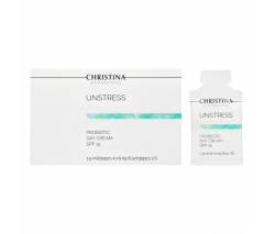Christina Unstress: Дневной крем с пробиотическим действием SPF 15 в инд. саше (Probiotic day cream SPF-15 sachets kit 30 pcs), 30 шт по 1,5 мл