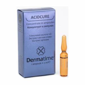 Dermatime Acidcure:Гликолевая кислота 10%, средство в ампулах (Glycolic Acid 10%)