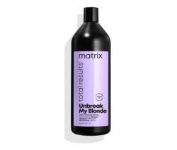 Matrix Total Results Unbreak My Blond: Шампунь укрепляющий для осветленных волос с лимонной кислотой, 1000 мл