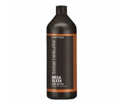 Matrix Total Results Mega Sleek: Кондиционер для гладкости непослушных волос с маслом ши Мега Слик, 1000 мл