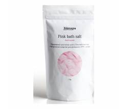 Marespa: Розовая Гималайская соль мелкие кристаллы (Pink bath salt small crystals), 1000 гр