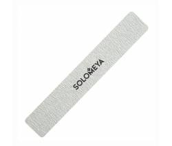 Solomeya: Профессиональная пилка для натуральных и искусственных ногтей Серебро 100/180 грит (широкая) (Silver Nail File)