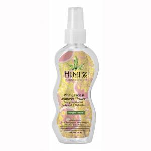 Hempz: Спрей увлажняющий Розовый Лимон и Мимоза (Pink Citron & Mimosa Flower Energizing Herbal Body Mist & Refresher), 130 мл