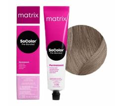Matrix Soсolor Pre-Bonded: Краситель Светлый блондин натуральный пепельный СоКолор 8NA с бондером, 90 мл