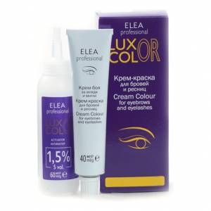 Luxor Color: Крем-краска для бровей и ресниц №7.7 Светло-Коричневый