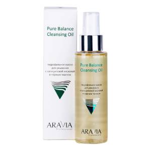 Aravia Professional: Гидрофильное масло для умывания с салициловой кислотой и чёрным тмином (Pure Balance Cleansing Oil), 110 мл
