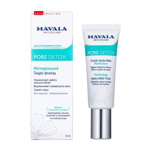 Mavala Pore Detox: Матирующий Гидро Флюид (Pore Detox Perfecting Hydra-Matt Fluid), 45 мл