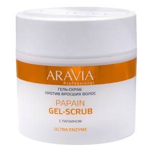 Aravia Professional Ultra-Enzyme: Гель-скраб против вросших волос (Papain Gel-Scrub), 300 мл