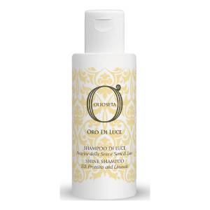 Barex Oro Di Luce: Шампунь-блеск с протеинами шелка и семенем льна (Shine Shampoo), 100 мл