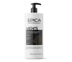 Epica Men's 3 in 1 Универсальный мужской шампунь для волос и тела, 1000 мл
