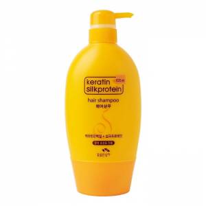 Flor de Man Keratin: Увлажняющий шампунь с протеинами шелка (Silkprotein Hair Shampoo), 621 мл